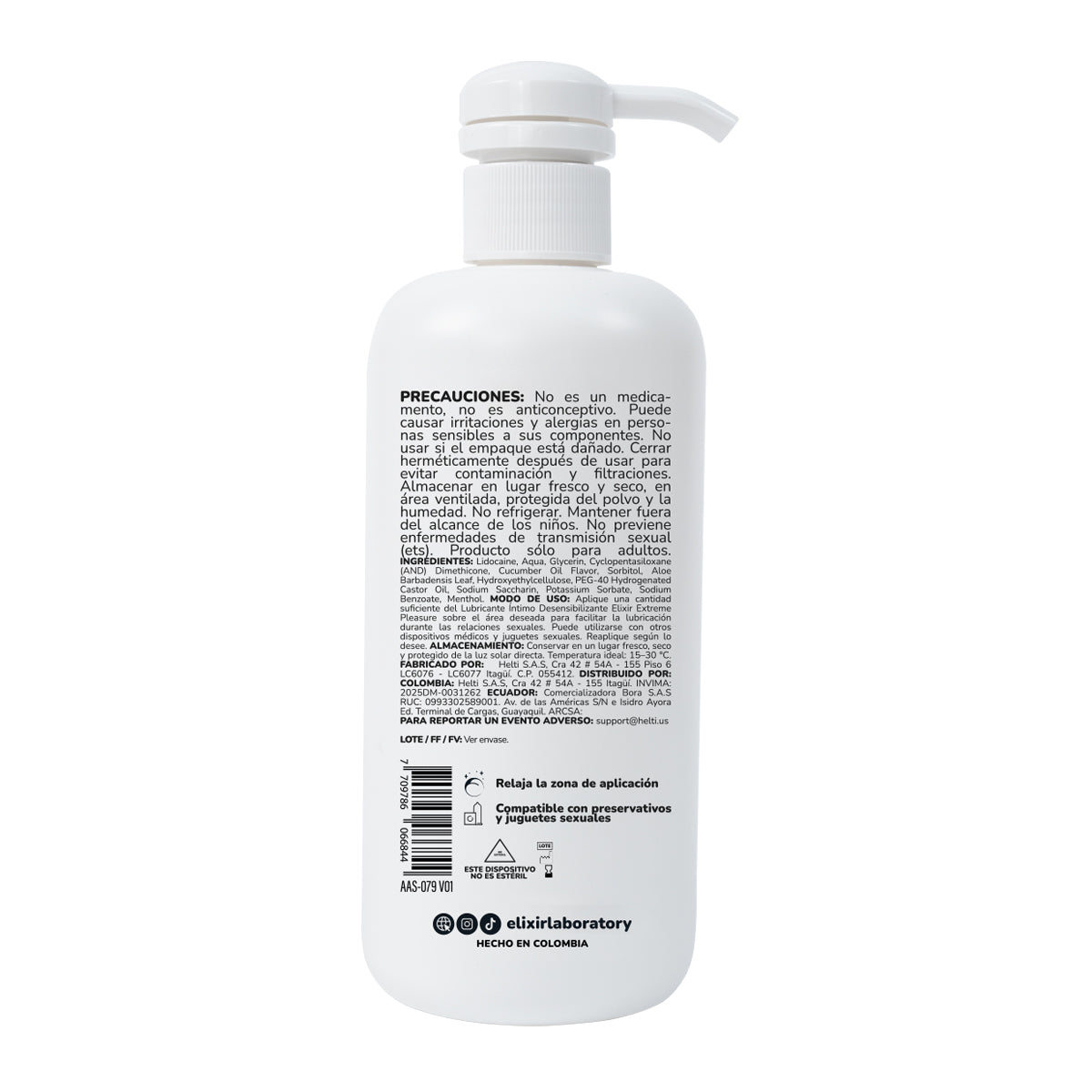 Intimate anal desensitizing Lubricant