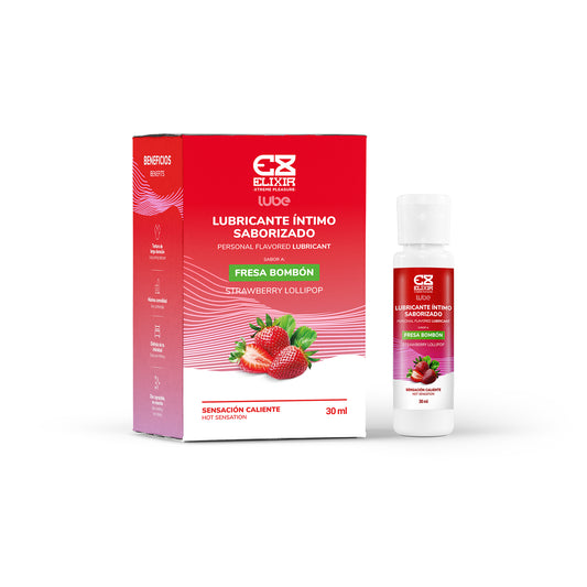 Intimate hot-cold Strawberry flavor Lubricant