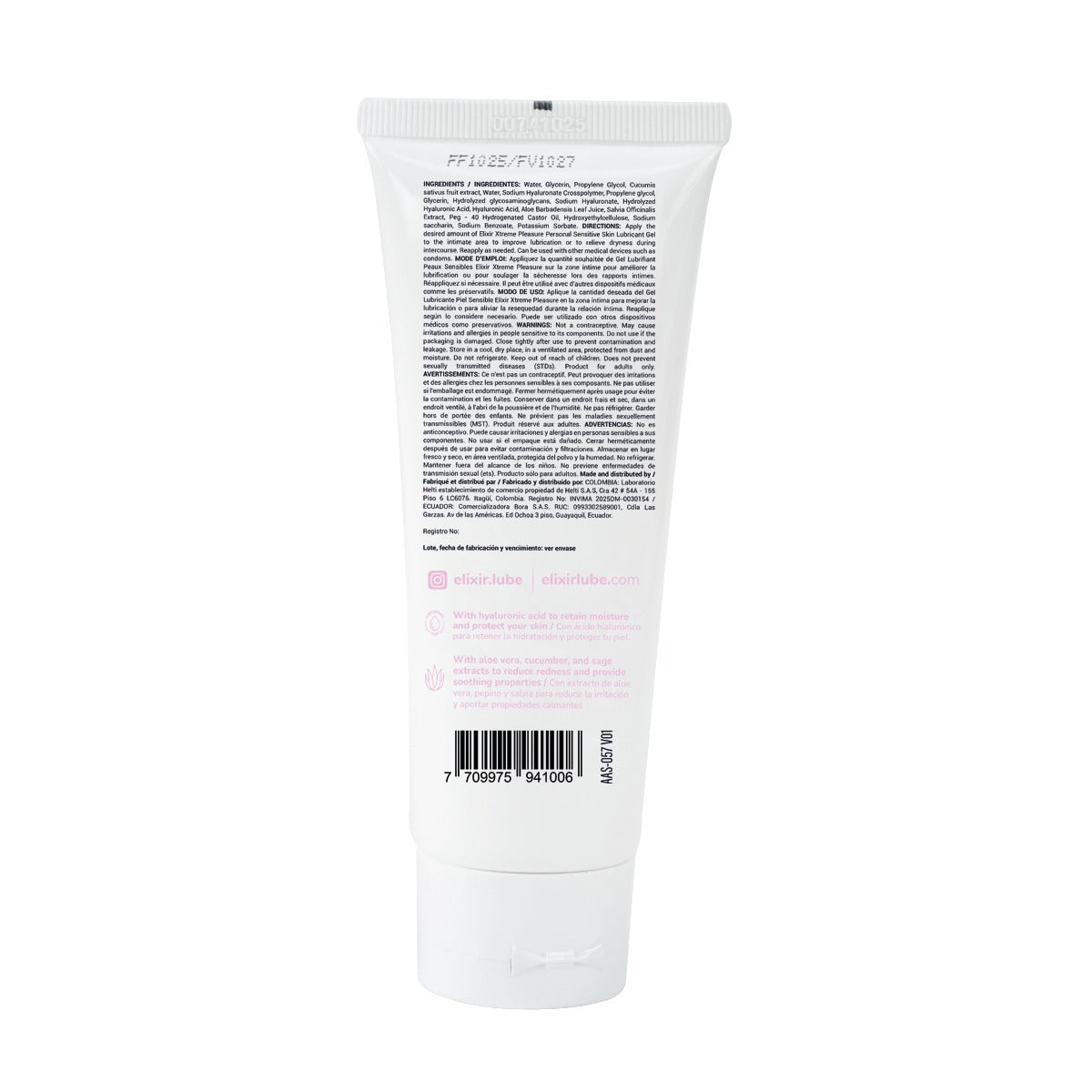 Natural intimate Lubricant Sensitive Skin